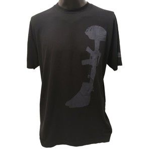 Oscar Mike Military Style Graphic T-Shirt Mens XL Black Forever My Brother Hero